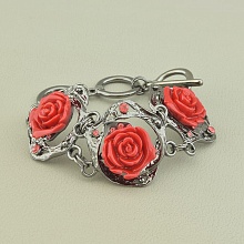 картинка Браслет Полимерная глина Фианит 17 5 см от магазина Wolves