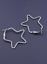 картинка Серьги 'FJ' 40х40мм от магазина Wolves