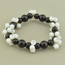 картинка Браслет 'SUNSTONES' Агат Кахолонг 17 см от магазина Wolves