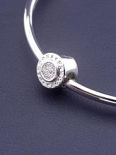 картинка Шарм Фианит 10х10 (родий) от магазина Wolves