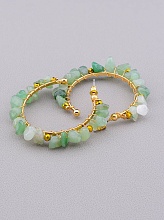 картинка Серьги 'Stainless Steel' Нефрит от магазина Wolves