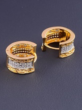 картинка Серьги 'XUPING' Фианит (позолота 18к) от магазина Wolves