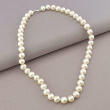 картинка Бусы 'SUNSTONES' Жемчуг Серебро(925) 50 см от магазина Wolves