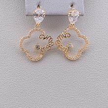 картинка Серьги 'XUPING' Фианит (позолота 18к) от магазина Wolves