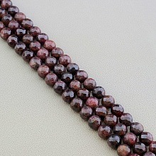 картинка Нитка Гранат 37 см 7 5 мм (Без замка) от магазина Wolves