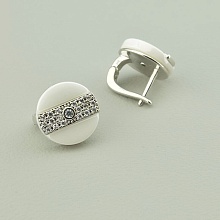 картинка Серьги 'XUPING' Фианит (родий) от магазина Wolves