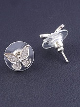 картинка Серьги 'Big Dipper' Фианит (родий) от магазина Wolves