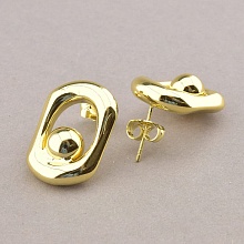 картинка Серьги 'XUPING' (позолота 18к (лимонная)) от магазина Wolves