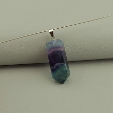 картинка Кулон Флюорит 35x15мм от магазина Wolves