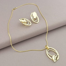 картинка Подвеска+Серьги 'Winniana' Фианит 45 см от магазина Wolves