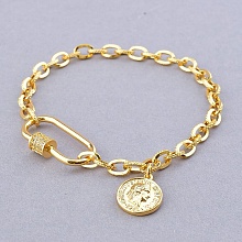 картинка Браслет 'XUPING' Фианит 18 см (позолота 18к) от магазина Wolves