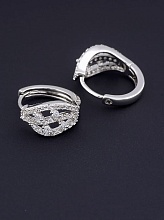 картинка Серьги 'XUPING' Фианит  (родий) от магазина Wolves