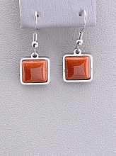 картинка Серьги Золотой Песок 35x11мм от магазина Wolves