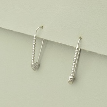 картинка Серьги 'XUPING' Фианит (родий) от магазина Wolves