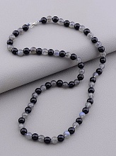 картинка Бусы 'SUNSTONES' Лабрадор Агат 45 см от магазина Wolves