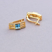 картинка Серьги 'XUPING' Фианит (позолота 18к) от магазина Wolves