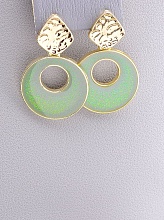 картинка Серьги Эмаль эмаль 'FJ' от магазина Wolves