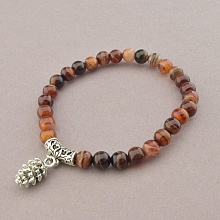 картинка Браслет 'SUNSTONES' Агат 18 см от магазина Wolves