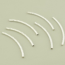 картинка Трубочка 34х2мм (родий) от магазина Wolves