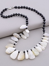 картинка Бусы Лунный камень Агат 46 см от магазина Wolves