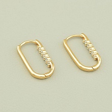 картинка Серьги 'XUPING' (позолота 18к) от магазина Wolves