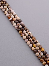 картинка Нитка Яшма 39 см 8 мм от магазина Wolves