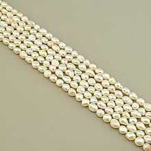 картинка Жемчуг натуральный, нить 35 см от магазина Wolves