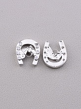 картинка Вставка Фианит 20х16 (родий) от магазина Wolves