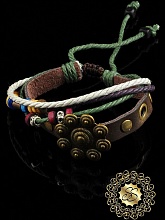 картинка Браслет 'Vogue' Кожа 18 см от магазина Wolves