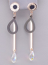 картинка Серьги 'Fashion' Сrystal (позолота 18к) от магазина Wolves