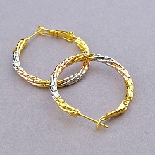 картинка Серьги 'XUPING' (позолота-родий) от магазина Wolves