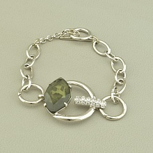 картинка Браслет 'Abella' Фианит 18 5 см от магазина Wolves