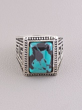 картинка Кольцо Бирюза 15x10мм от магазина Wolves