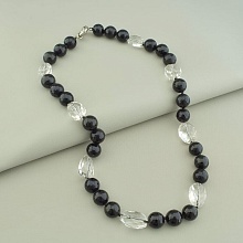 картинка Бусы Горный хрусталь Агат 59 см от магазина Wolves