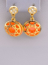 картинка Серьги 'Fashion' Эмаль Бижутерный сплав от магазина Wolves