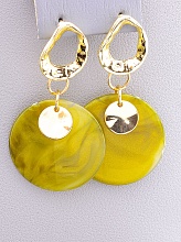 картинка Серьги Пластик 'FJ' от магазина Wolves