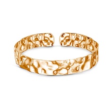 картинка Браслет широкий фактурный позолоченный от магазина Wolves