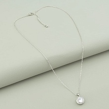 картинка Подвеска 'Saiya' Фианит 41 см (родий) от магазина Wolves