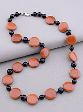 картинка Бусы Золотой Песок Агат 55 см от магазина Wolves