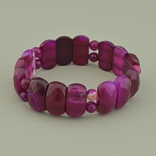 картинка Браслет 'SUNSTONES' Агат 18 см от магазина Wolves