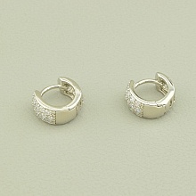 картинка Серьги 'XUPING' Фианит  (родий) от магазина Wolves