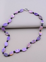 картинка Бусы 'SUNSTONES' Чароит Агат 56 см от магазина Wolves