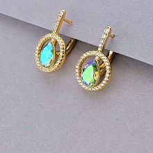 картинка Серьги 'XUPING' Swarovski (позолота 18к) от магазина Wolves