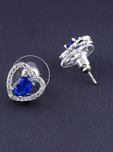 картинка Серьги 'Big Dipper' Фианит (родий) от магазина Wolves