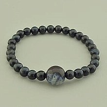 картинка Браслет 'SUNSTONES' Кошачий глаз Агат 19 см от магазина Wolves