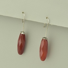 картинка Серьги Сердолик от магазина Wolves