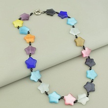 картинка Бусы разноцветные из кошачьего глаза от магазина Wolves