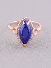 картинка Кольцо 'Pataya' Лазурит (позолота 18к) от магазина Wolves