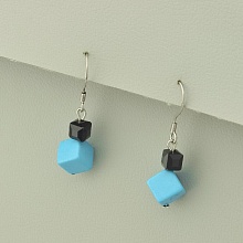 картинка Серьги 'SUNSTONES' Бирюза от магазина Wolves