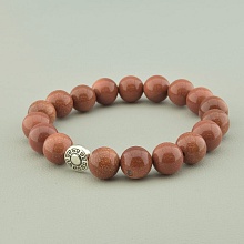 картинка Браслет 'SUNSTONES' Золотой Песок 18 см от магазина Wolves